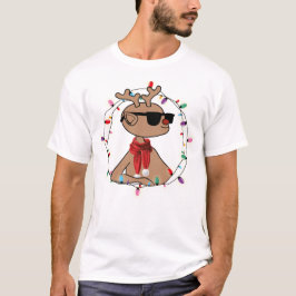 Modern Helgdag Coola Renor jul T Shirt