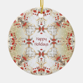 Modern Helgdag Flowers Ornament