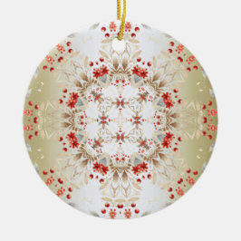 Modern Helgdag Flowers Ornament