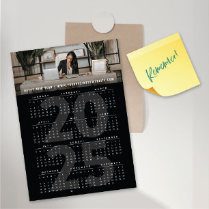 Modern Helgdag för 2025-kalender, fotomagnetiskt k
