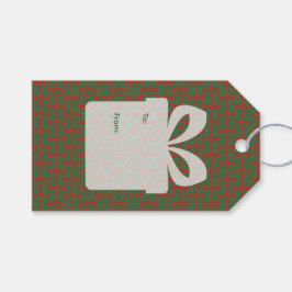 Modern Helgdag för julklappar Presentetikett