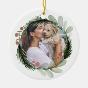 Modern Helgdag för krans i julklapp - foto Julgransprydnad Keramik
