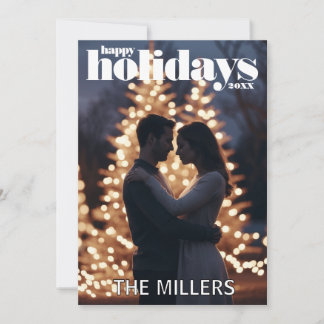 Modern Helgdag - julkort Inbjudningar