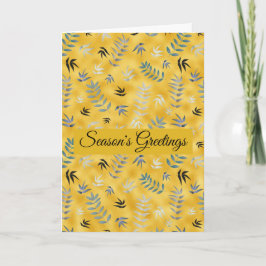 Modern Helgdag-kort för bakgrundsbakgrundsbild löv Helgkort