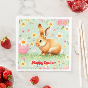 Modern Helgdag Rabbit Påsk-samling Pappersservett