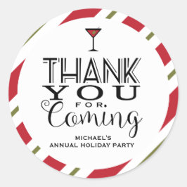 Modern helgdag, tack runt klistermärke