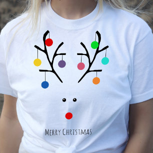 Modern Helgdag Whimsique rener jul T Shirt