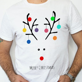 Modern Helgdag Whimsique rener jul T Shirt