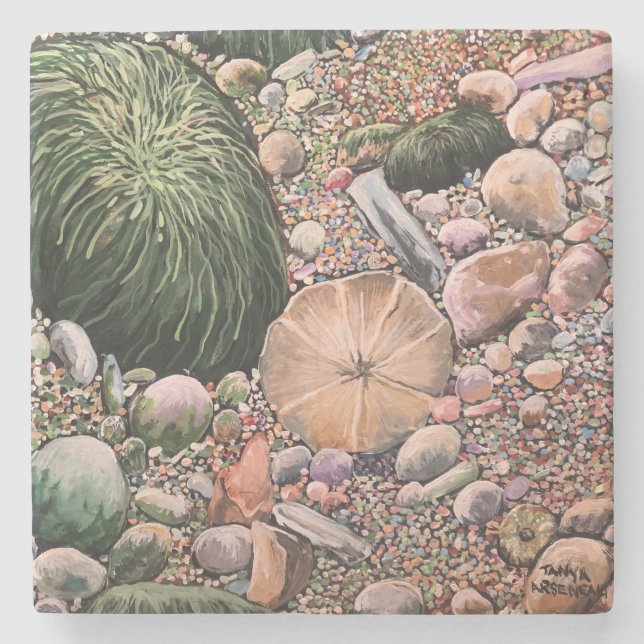 Modern hemdekan BEACH Stenunderlägg (Framsidan)