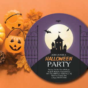 Modern hemlig inbjudan till Halloween fest i parla