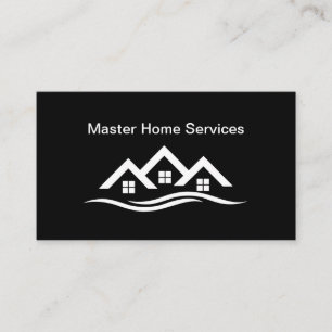 Modern hemservice visitkort