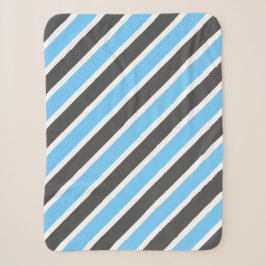 Modern Himlar Blue Grått Diagonal Rand
