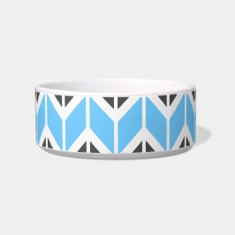 Modern Himlar Blue Mörk Grått Geometric Herringbon