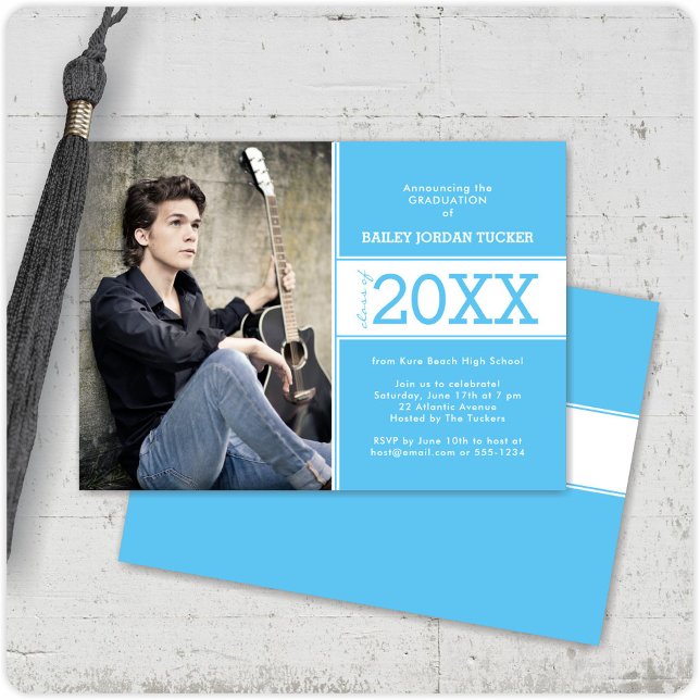 Modern Himlar Blue Photo Studenten-meddelande Meddelande (Skapare uppladdad)