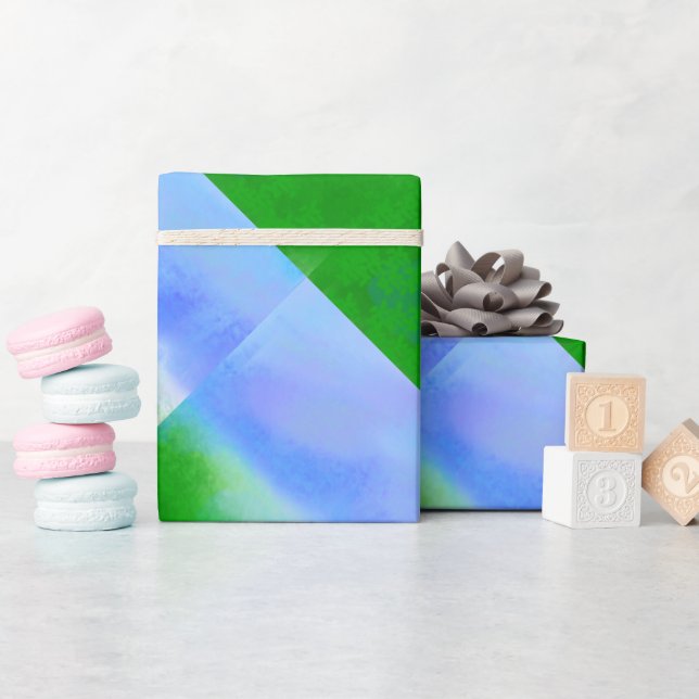 MODERN HIMMEL BLUE PRESENTPAPPER (Baby Shower)