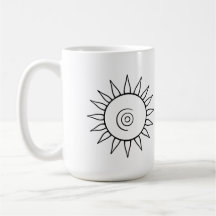 Modern himmelskt solstrålemugg