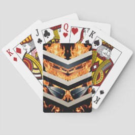 Modern himmelskt trippelrandigt minimalistiskt spe casinokort