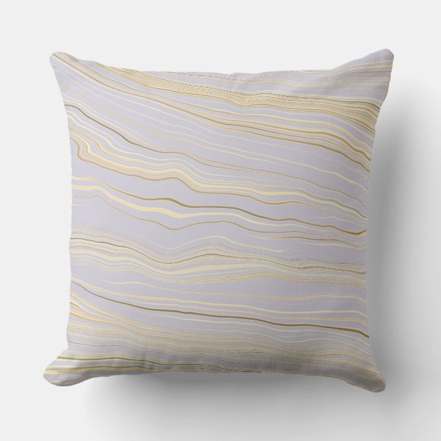 Modern hint av mauve, tan med linneamuster kudde (Framsida)