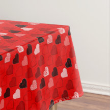 Modern hjärtan i Red Mid Century