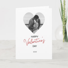 Modern hjärtfoto - Red Valentine Day by VI Kort
