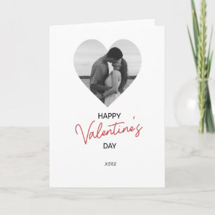 Modern hjärtfoto - Red Valentine Day by VI Kort