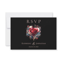 Modern hjärtstillestånd Rose Wedding