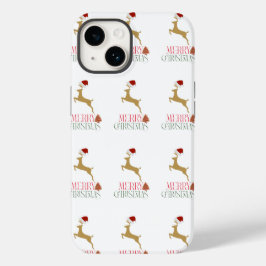 Modern Holiday Case-Mate iPhone 14 Case Christmas
