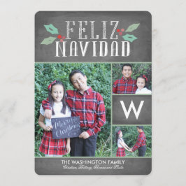 Modern Hollies Feliz Navidad Helgdag