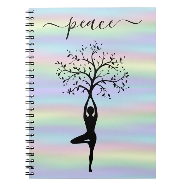 Modern holografi, Peace Yoga Anteckningsbok (Framsidan)