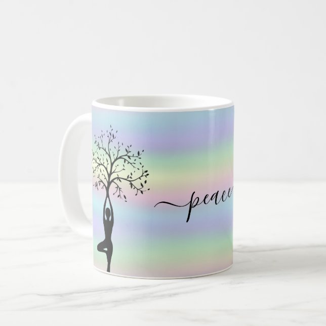 Modern holografi, Peace Yoga Kaffemugg (Framsida vänster)