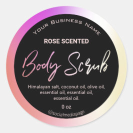 Modern holografisk brödtext - etiketter