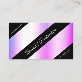 Modern holografisk effekt Pastellfärgad övertoning Visitkort