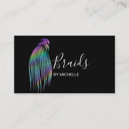 Modern holografisk hårBraider, bromsar, bromsar Visitkort