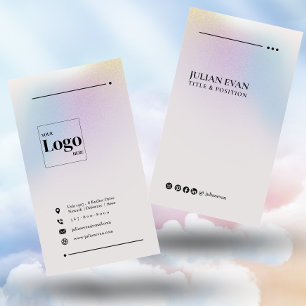 Modern holografisk länkadI-minimalistisk Visitkort