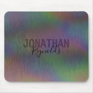 Modern Holografisk Monogram Metall-Namn - Mousepad Musmatta