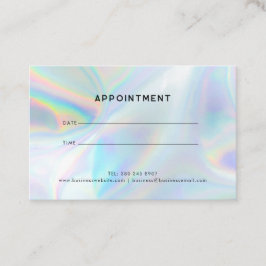 Modern holografisk Professionell Stylist Visitkort