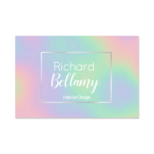 Modern holografisk regnbågseffekt Metall Ram