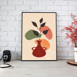 Modern Home Deco, Boho Wallart Canvastryck