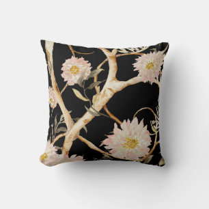 Modern Home Decor Chinoiserie Blommigt Watercolor Kudde