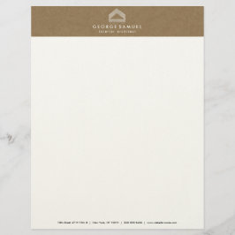 Modern Home Design | Abstract Logo Brevhuvud