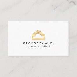 Modern Home Design Custom Abstract Logo Visitkort