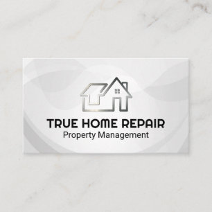 Modern Home Logo Fastighetsreparation Visitkort
