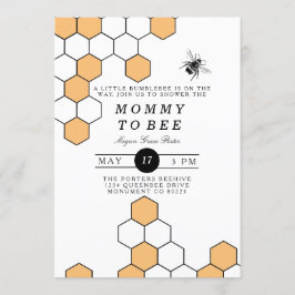 Modern Honeycomb | Bumblebebisdusch Inbjudningar