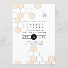 Modern Honeycomb | Bumblebebisdusch Inbjudningar
