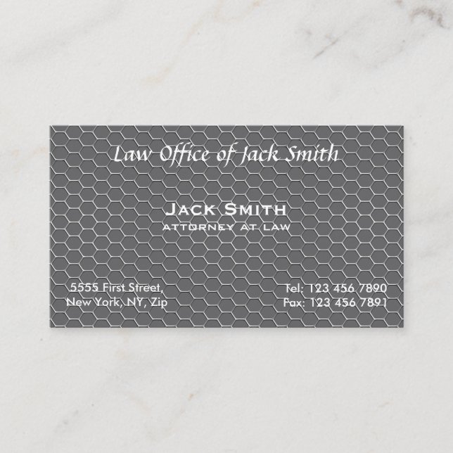 MODERN honungskakavisitkort Visitkort (Framsida)