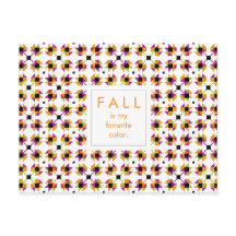 Modern Höst löv Quilt Mönster