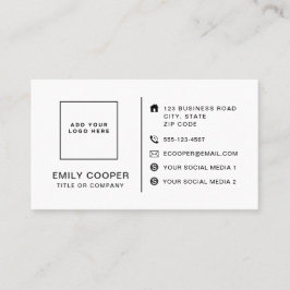 Modern Houndstooth Add Logotyp Neon Rosa and Red Visitkort