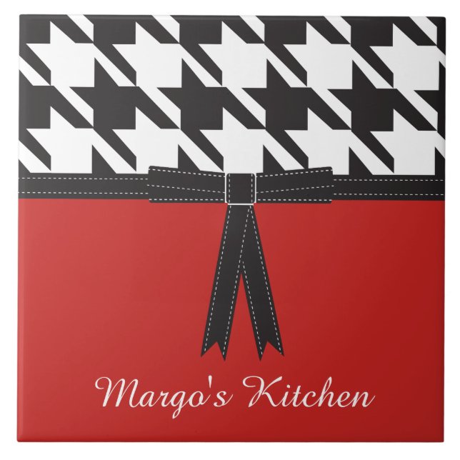 Modern Houndstooth Kakelplatta (Framsidan)