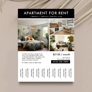 Modern House Egendom för hyrda remsor Reklamblad