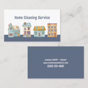 Modern House Städning Houseservation Service Visitkort